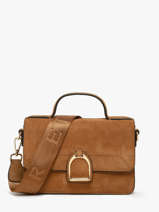 Sac Bandouli�re S Altesse Suede Etrier Beige altesse suede EASU048S