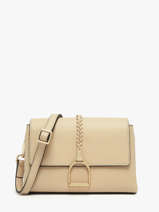 Shoulder Bag S Torsade Leather Etrier Beige torsade ETOS169S-vue-porte