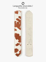 Agn�s Removable Decorative Etrier Brown agnes EAGN121A-vue-porte