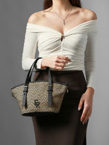 Sac Bandouli�re Camargue Cuir Etrier Noir camargue ECAM168S-vue-porte