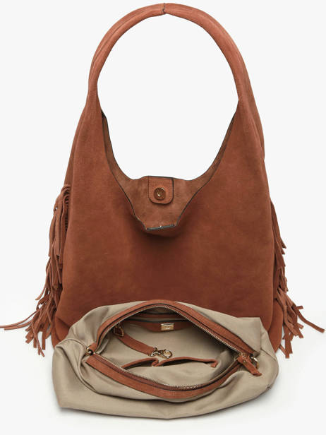 Sac Porté épaule L Country Cuir Etrier Marron country ECOU154L vue secondaire 4